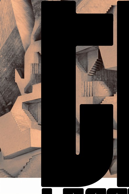 Brutalist Typographic Poster – Tribute to Le Corbusier