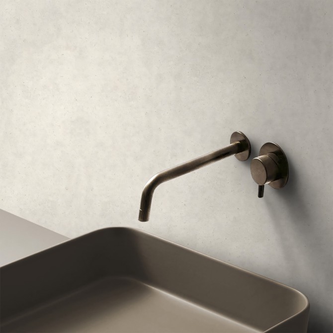 Serena Stone vinyl for bathroom, toilet, and restroom walls. Water-resistant, antibacterial, and eco-friendly inks. Lokoloko