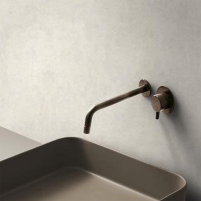 Serena Stone vinyl for bathroom, toilet, and restroom walls. Water-resistant, antibacterial, and eco-friendly inks. Lokoloko