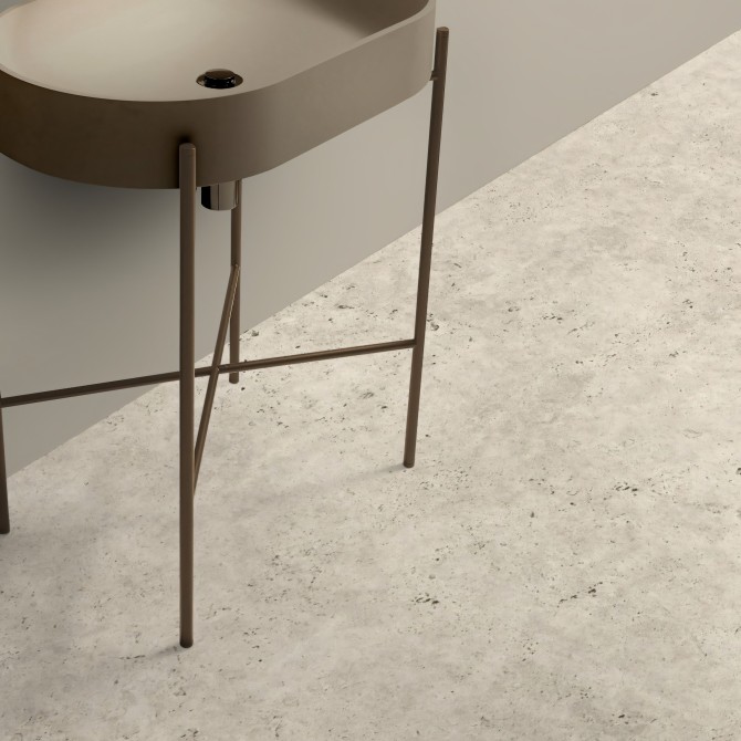 Vinilo Piedra Cantabria para suelos con antideslizante para baños. Resistente al agua, antibacterias. Lokoloko