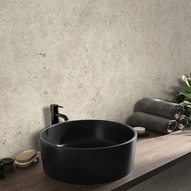 Vinilo Piedra Cantabria para paredes de azulejos de baños y aseos. Resistente al agua, antibacterias, tintas ecológicas.