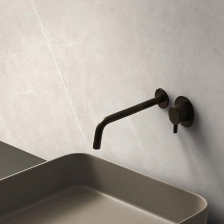 Formentera Stone vinyl for bathroom, toilet, and restroom walls. Waterproof, antibacterial, and eco-friendly. Lokoloko