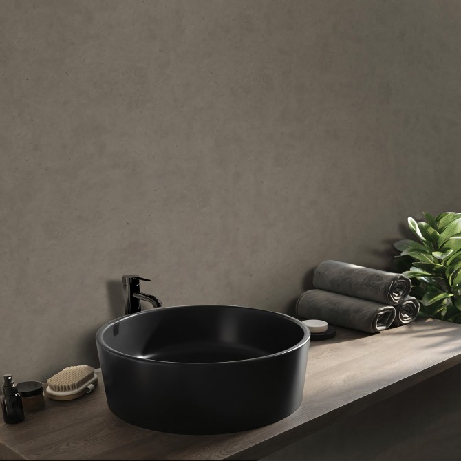 Vinilo Piedra Menorca para paredes de azulejos de baños y aseos. Resistente al agua, antibacterias, tintas ecológicas.