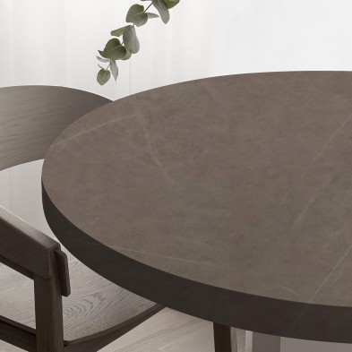 Lazareto Stone vinyl for tables and living room furniture. Fireproof, water-resistant, and resistant to cleaning products.