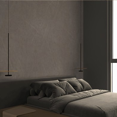 Lazaretto Stone vinyl to cover hotel walls. Water resistant, antibacterial, eco inks, fireproof Lokoloko