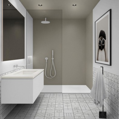 Warm grey 2 - Self-adhesive vinyl for walls and furniture