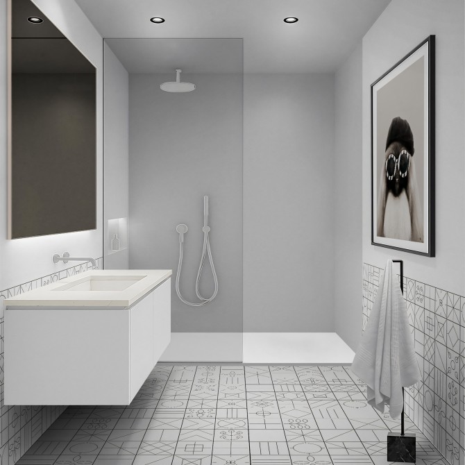Light Grey - Self-adhesive vinyl for furniture and walls