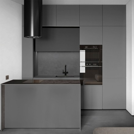 Middle Gray - Self-adhesive vinyl for furniture and walls