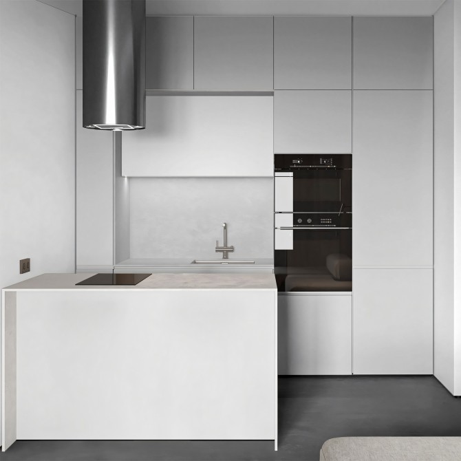 Ultra light grey  - Self-adhesive vinyl for wall decor