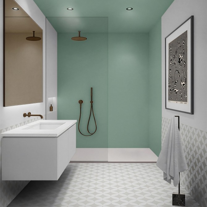 Thinking Mint -Self-adhesive vinyl for furniture and walls