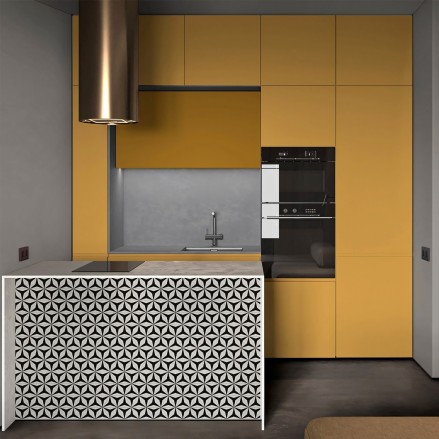 Middle Mustard - Washable self-adhesive vinyl