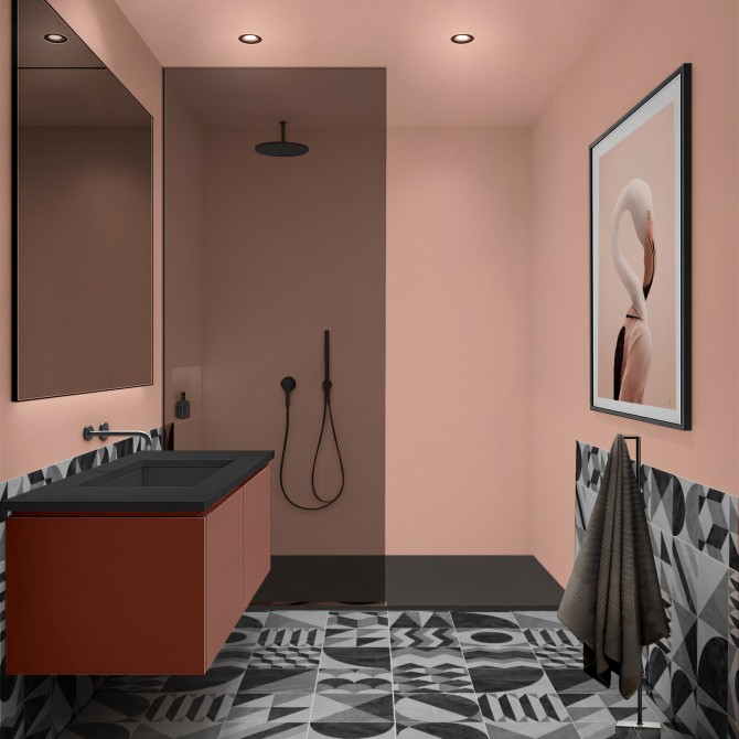 Warm Pink - Washable self-adhesive opaque vinyl