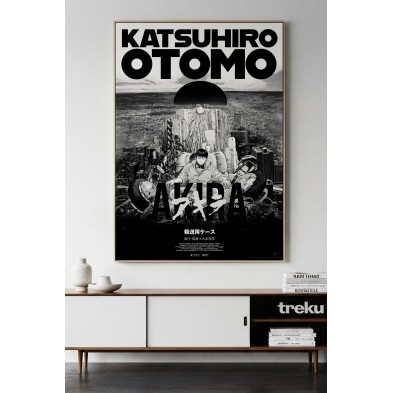 Japanese manga style graphic image with Japanese typography.