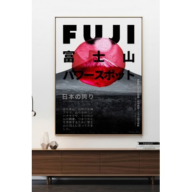 Typographic poster for modern, eclectic and contemporary decoration