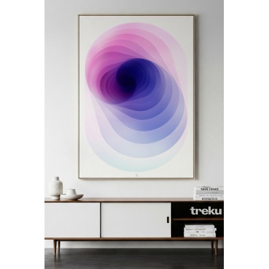Modern and minimalist PVC-free poster for contemporary spaces