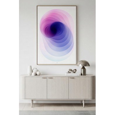 Cartel conceptual para espacios zen o creativos. colores suaves y material sin pvc