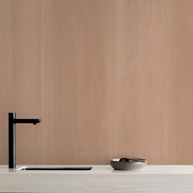 Vinilo imitación madera Aracena, tipo haya, para frentes de cocina, baños, lavable y resistente al agua. lokoloko
