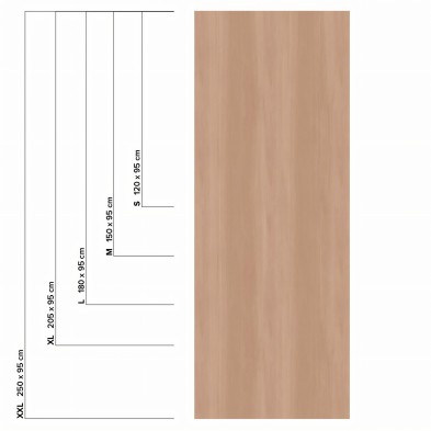 Aracena beech wood imitation furniture, customizable, laminated, washable, fire retardant