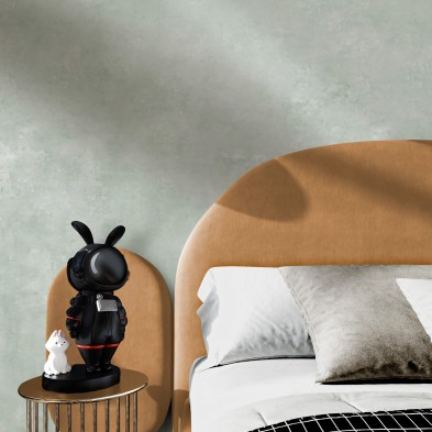 Cemento Verde palido. Papel Pintado Ecológico Sin PVC autoadhesivo 🌿
