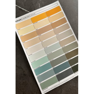 Muestrario Colores Lisos de Vinilo Mate Lavable Tintas Eco