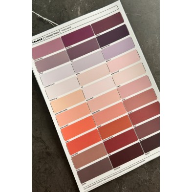 Muestrario Colores Lisos de Vinilo Mate Lavable Tintas Eco