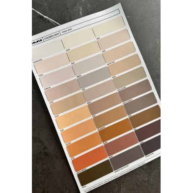 Sampler Plain Colors. Washable  Vinyl. Matte. Eco-friendly