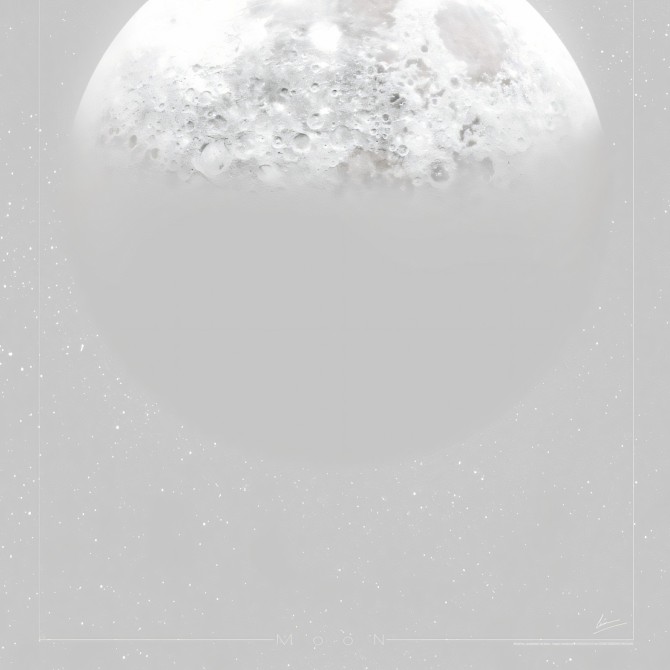 detalle del poster de Luna