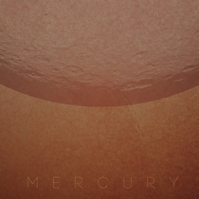 original design of the planet Mercury for poster