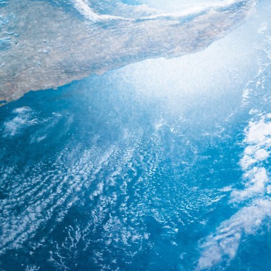 Photoprint of Earth poster