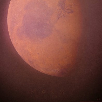 poster del planeta rojo