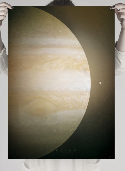 Poster of the planet more large solar system