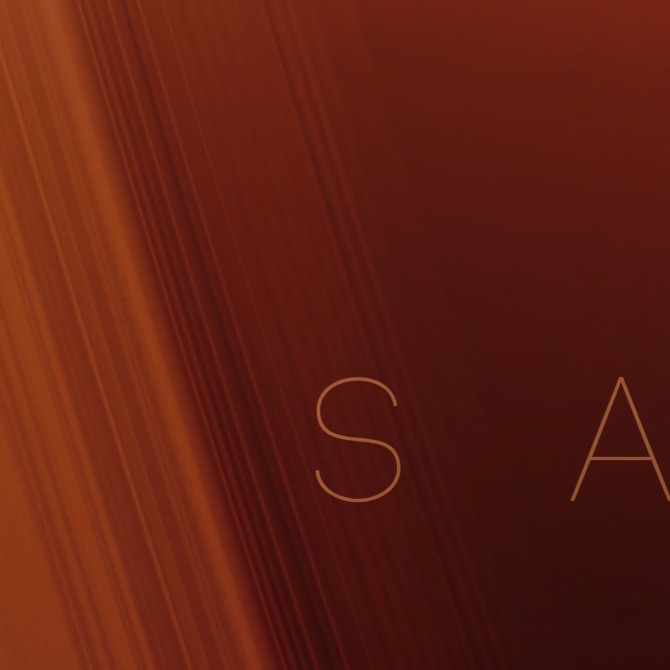 detail from poster of Saturn lyrics