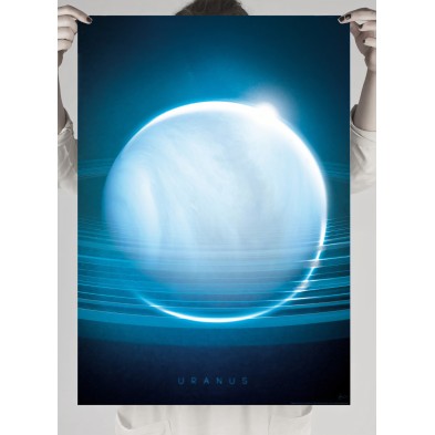 Photo poster of the planet Uranus