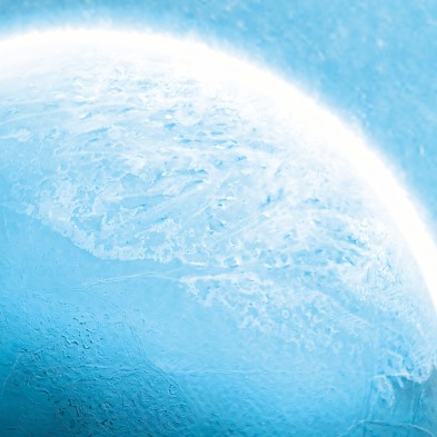 detalle de lámina superficie de planeta