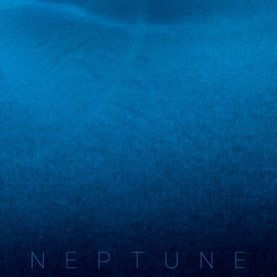 Poster name of planet blue text